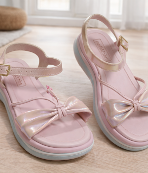 Sandália Infantil Molekinha com Laço – Conforto, Delicadeza e Estilo