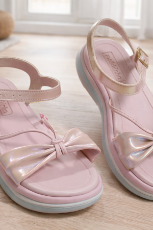Sandália Infantil Molekinha com Laço – Conforto, Delicadeza e Estilo